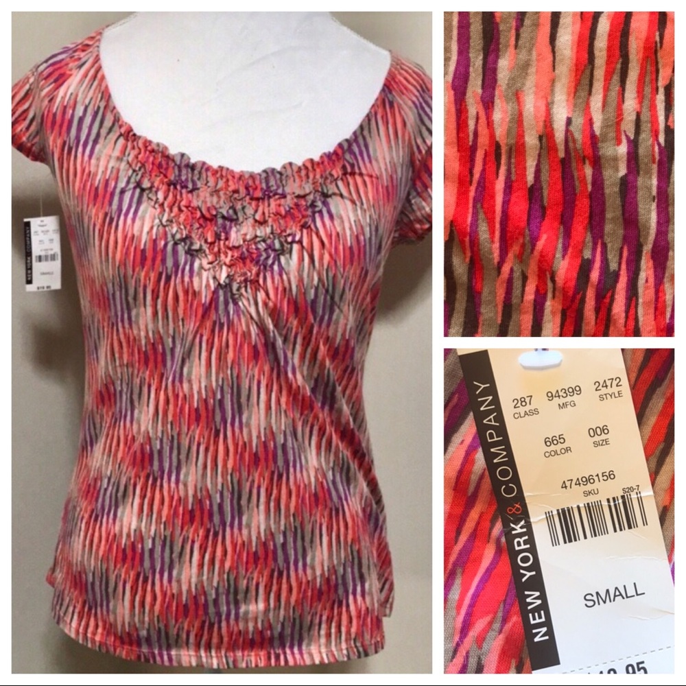 🆕 NY&Co. Shirt. Pretty colors!
